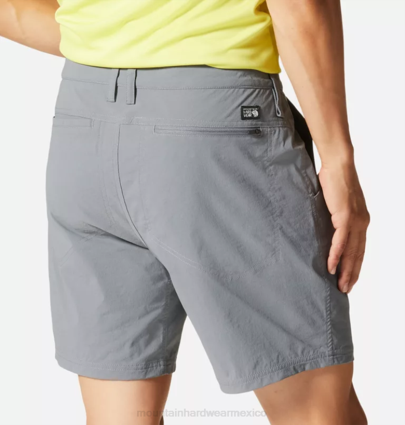hombres fondos gris aluminio Mountain Hardwear caminata por la cuenca corta 84RX158 - Image 5