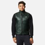 hombres tapas abeto negro Mountain Hardwear chaleco de sombra fantasma 84RX312