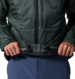 hombres tapas abeto negro Mountain Hardwear compresor con capucha 84RX150 - Image 6