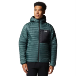 hombres tapas abeto negro Mountain Hardwear sudadera con capucha alpintur 84RX315