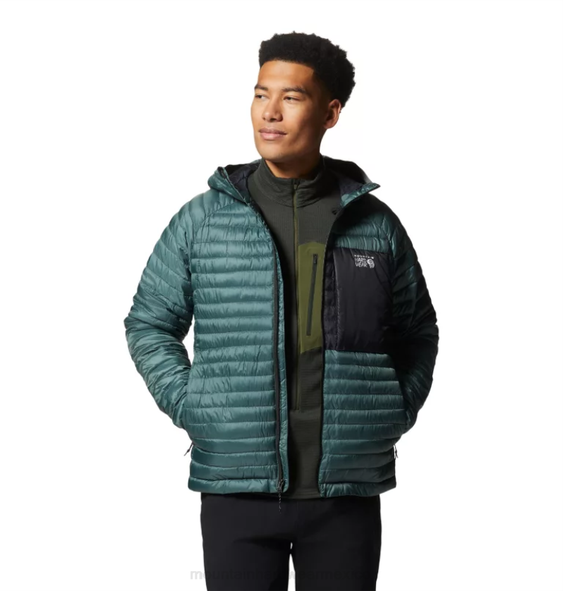 hombres tapas abeto negro Mountain Hardwear sudadera con capucha alpintur 84RX315 - Image 9