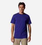hombres tapas azul pequeño Mountain Hardwear logo mhw en una caja manga corta 84RX344
