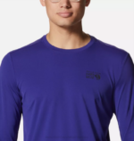 hombres tapas azul pequeño Mountain Hardwear tecnología malvada de manga larga 84RX219 - Image 3