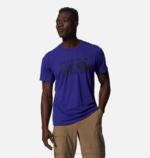 hombres tapas azul pequeño Mountain Hardwear tecnología malvada manga corta 84RX224 - Image 4