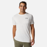 hombres tapas Banco de niebla Mountain Hardwear logo mhw en una caja manga corta 84RX347