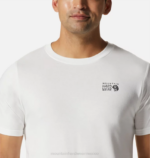 hombres tapas Banco de niebla Mountain Hardwear logo mhw en una caja manga corta 84RX347 - Image 3