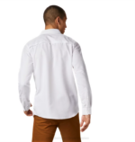 hombres tapas blanco Mountain Hardwear camisa de manga larga cañón 84RX323 - Image 2