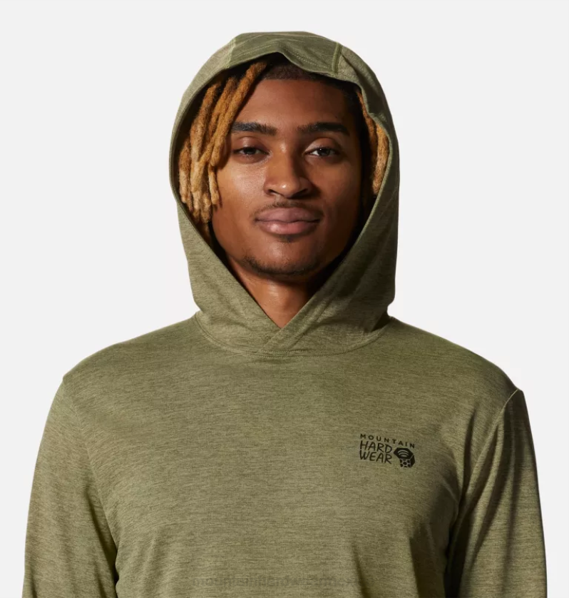 hombres tapas brezo de cactus claro Mountain Hardwear sudadera con bloqueador solar 84RX203 - Image 3