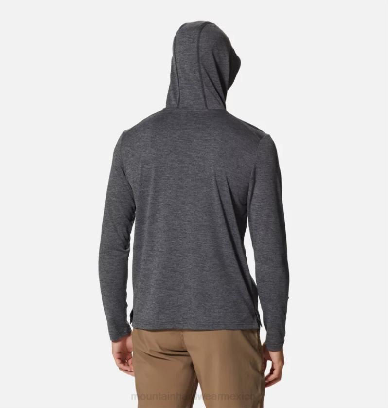 hombres tapas Brezo de tormenta oscura Mountain Hardwear sudadera con bloqueador solar 84RX201 - Image 2