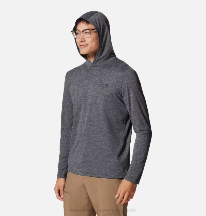 hombres tapas Brezo de tormenta oscura Mountain Hardwear sudadera con bloqueador solar 84RX201 - Image 5