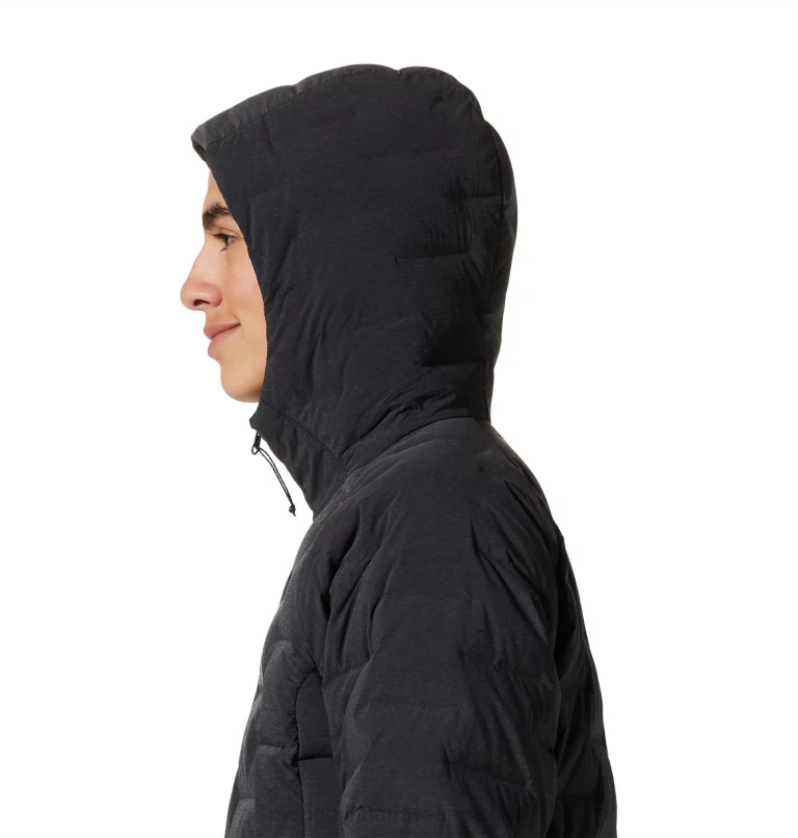 hombres tapas Brezo de tormenta oscura Mountain Hardwear sudadera con capucha estirable 84RX19 - Image 4