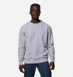 hombres tapas brezo gris Mountain Hardwear jersey con logo de mhw 84RX147