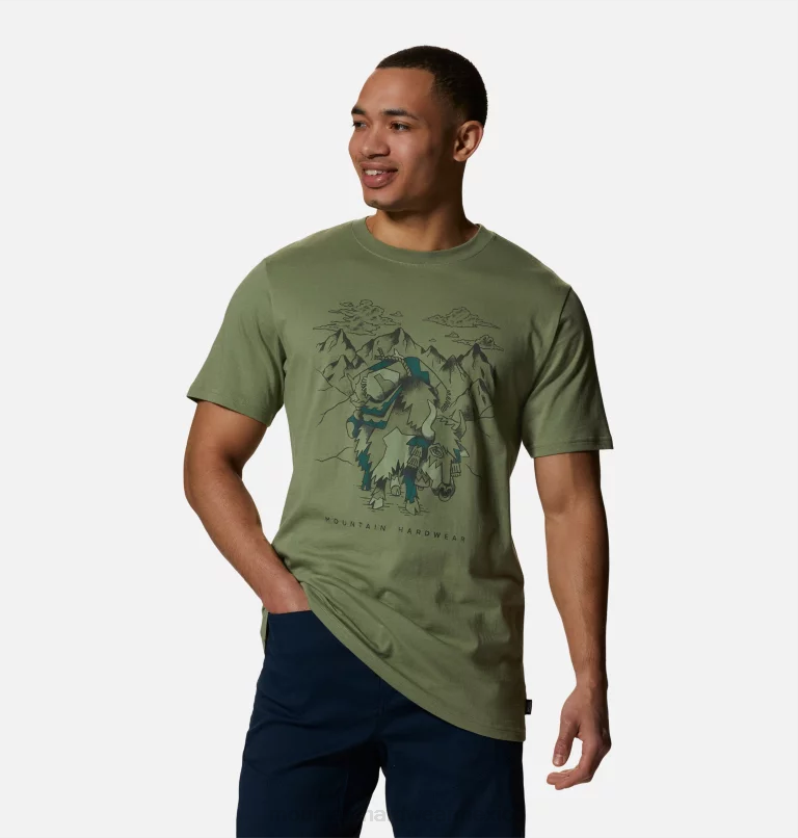 hombres tapas campo Mountain Hardwear camiseta de manga corta yak 84RX467 - Image 4