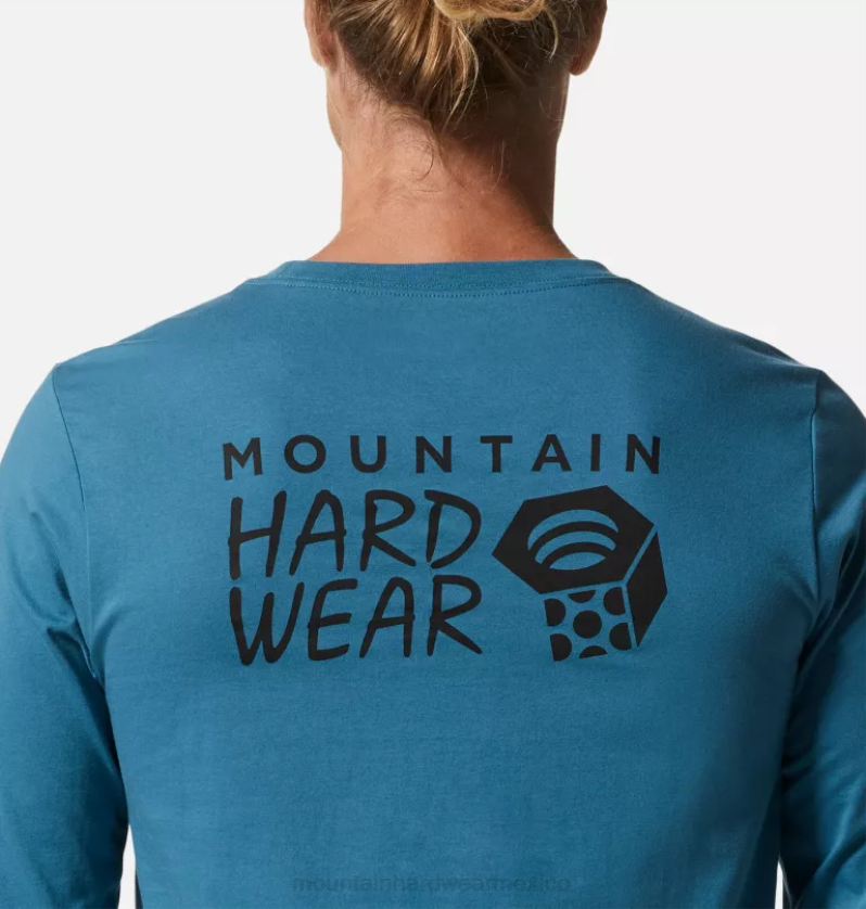 hombres tapas caspio Mountain Hardwear mhw logo en la espalda manga larga 84RX351 - Image 4