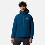 hombres tapas caspio oscuro Mountain Hardwear chaqueta elástica con aislamiento ozonic 84RX505