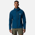 hombres tapas caspio oscuro Mountain Hardwear chaqueta ozónica elástica 84RX249