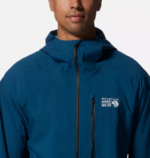 hombres tapas caspio oscuro Mountain Hardwear chaqueta ozónica elástica 84RX249 - Image 4