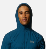 hombres tapas caspio oscuro Mountain Hardwear sudadera con capucha kor airshell 84RX97 - Image 3