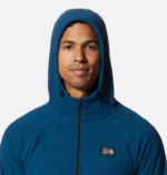hombres tapas caspio oscuro Mountain Hardwear sudadera con capucha y rejilla cumbre 84RX234 - Image 3