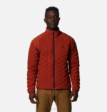 hombres tapas cobre oscuro Mountain Hardwear chaqueta ligera elástica 84RX27