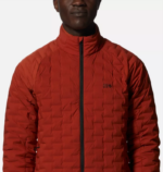 hombres tapas cobre oscuro Mountain Hardwear chaqueta ligera elástica 84RX27 - Image 3