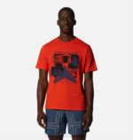 hombres tapas estado naranja Mountain Hardwear escaleras de altitud manga corta 84RX420
