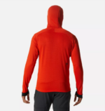 hombres tapas estado naranja Mountain Hardwear sudadera polartec power grid con cremallera completa 84RX263 - Image 2