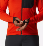 hombres tapas estado naranja Mountain Hardwear sudadera polartec power grid con cremallera completa 84RX263 - Image 5