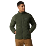 hombres tapas excedente verde Mountain Hardwear chaqueta elástica 84RX24