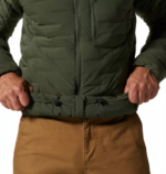 hombres tapas excedente verde Mountain Hardwear chaqueta elástica 84RX24 - Image 5