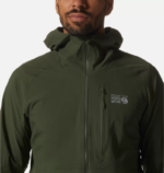 hombres tapas excedente verde Mountain Hardwear chaqueta ozónica elástica 84RX251 - Image 4