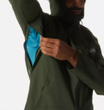 hombres tapas excedente verde Mountain Hardwear chaqueta ozónica elástica 84RX251 - Image 6
