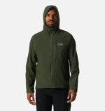 hombres tapas excedente verde Mountain Hardwear chaqueta ozónica elástica 84RX251 - Image 8