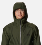 hombres tapas excedente verde Mountain Hardwear chaqueta umbral 84RX258 - Image 4
