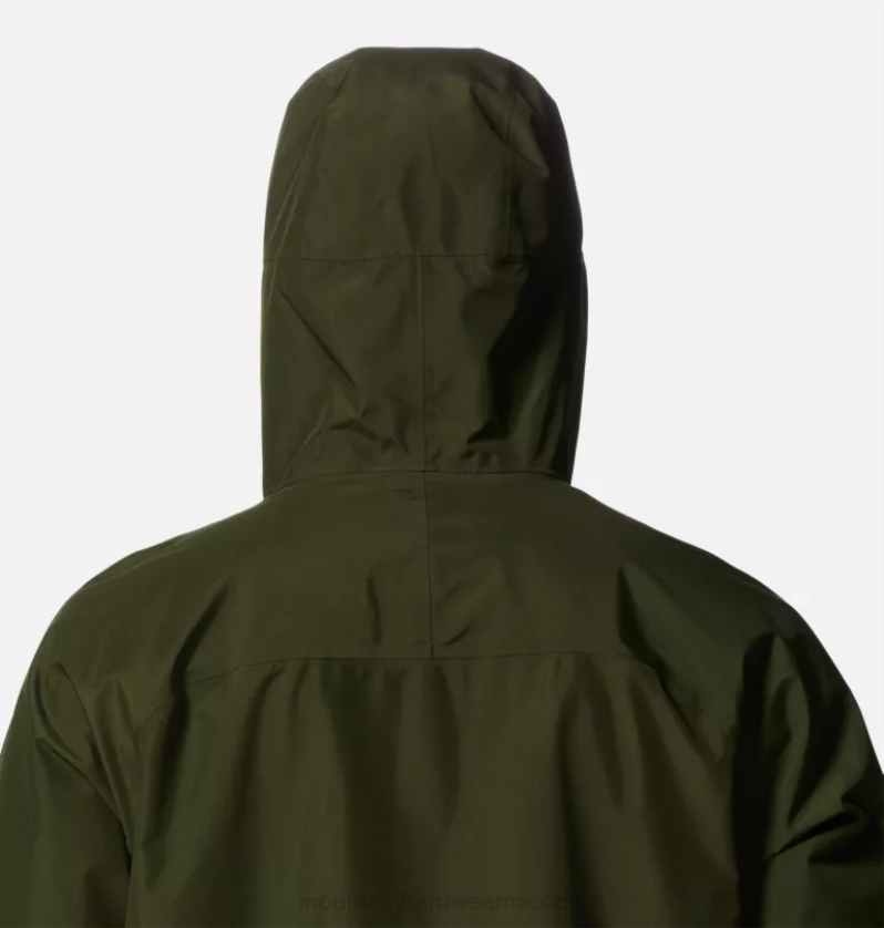 hombres tapas excedente verde Mountain Hardwear exposición/2 chaqueta gore-tex paclite 84RX130 - Image 7