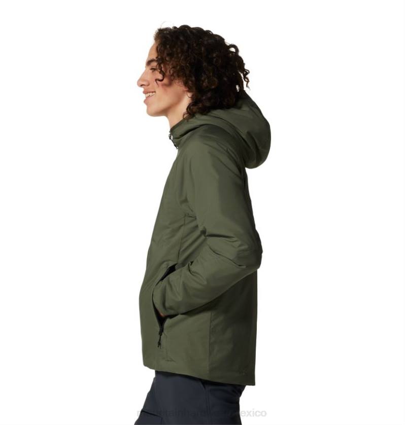 hombres tapas excedente verde Mountain Hardwear sudadera con capucha kor strata 84RX115 - Image 2