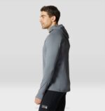 hombres tapas gris aluminio Mountain Hardwear sudadera con capucha elástica 84RX185 - Image 2