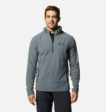 hombres tapas gris aluminio Mountain Hardwear sudadera con capucha y rejilla cumbre 84RX235 - Image 4