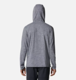 hombres tapas gris jaspeado metalizado Mountain Hardwear sudadera con bloqueador solar 84RX202 - Image 2