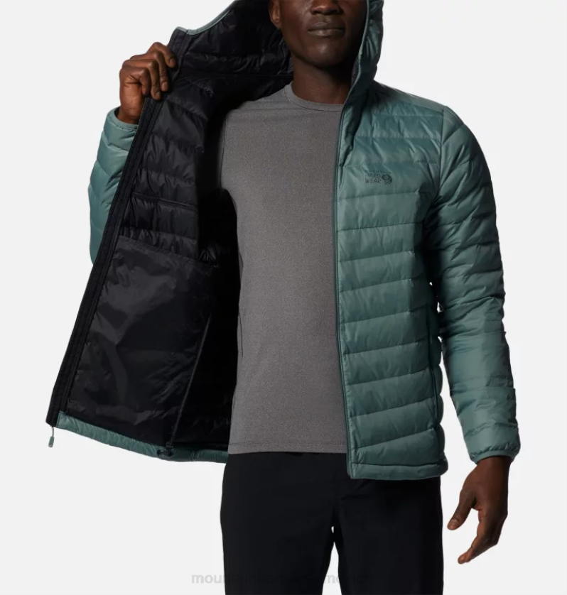 hombres tapas gris tormenta Mountain Hardwear sudadera con capucha glen alpine 84RX380 - Image 6