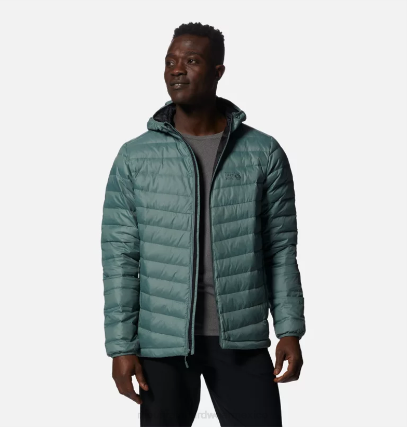 hombres tapas gris tormenta Mountain Hardwear sudadera con capucha glen alpine 84RX380 - Image 9