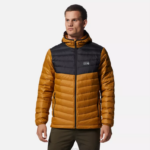 hombres tapas maleza/negro Mountain Hardwear sudadera con capucha glen alpine 84RX381