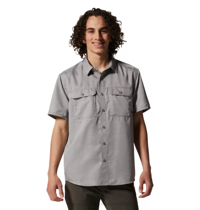 hombres_tapas_manta_gris_mountain_hardwear_camisa_de_manga_corta_canon_84rx327.png hombres tapas manta gris Mountain Hardwear camisa de manga corta cañón 84RX327 - Image 1