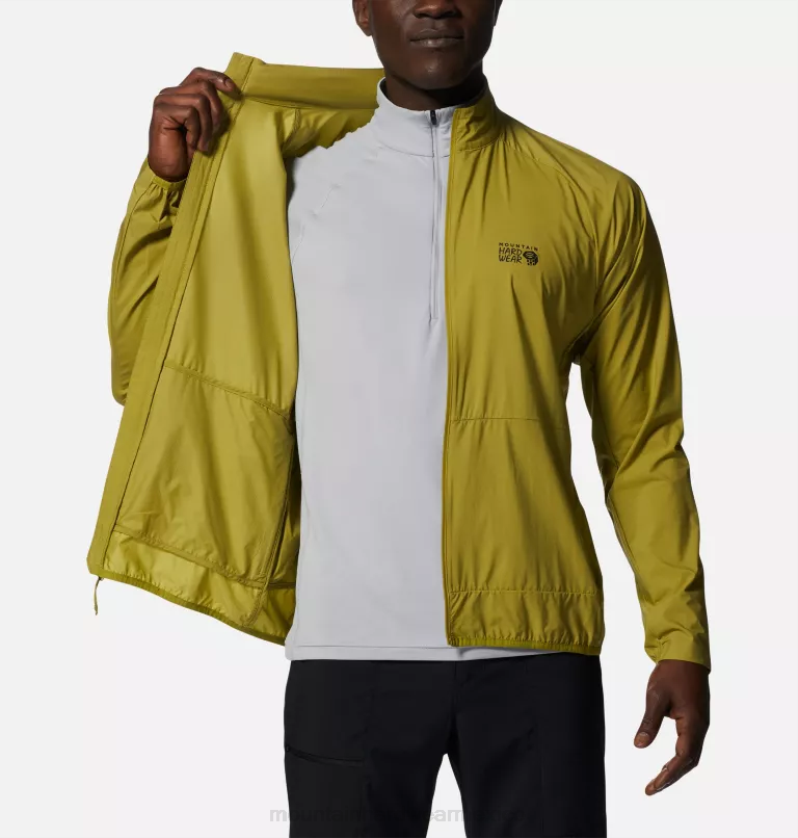 hombres tapas musgo lunar Mountain Hardwear chaqueta kor airshell con cremallera completa 84RX101 - Image 4