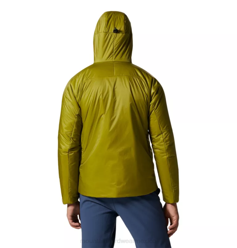 hombres tapas musgo lunar Mountain Hardwear compresor con capucha 84RX151 - Image 2
