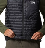 hombres tapas negro Mountain Hardwear chaleco alpintur 84RX318 - Image 4