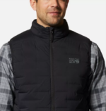 hombres tapas negro Mountain Hardwear chaleco elástico 84RX127 - Image 3