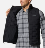 hombres tapas negro Mountain Hardwear chaleco elástico 84RX127 - Image 5