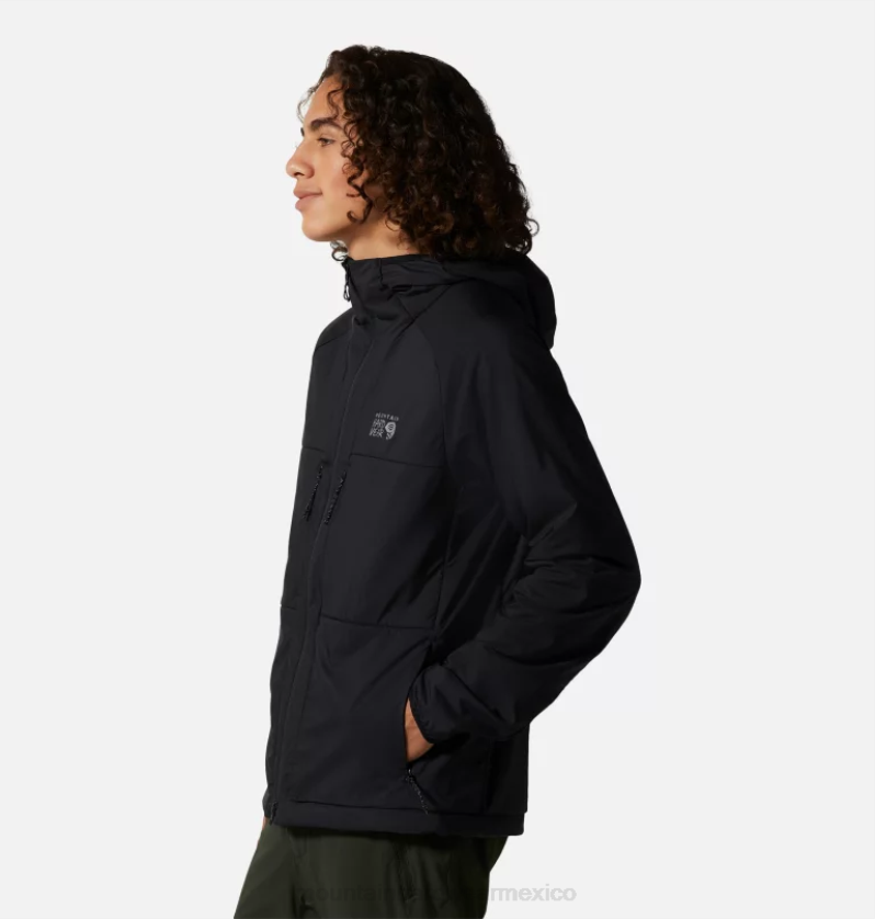 hombres tapas negro Mountain Hardwear chaqueta abrigada kor airshell 84RX106 - Image 3