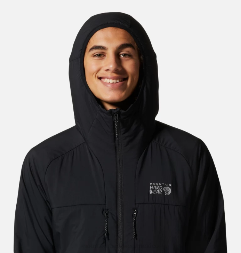 hombres tapas negro Mountain Hardwear chaqueta abrigada kor airshell 84RX106 - Image 4